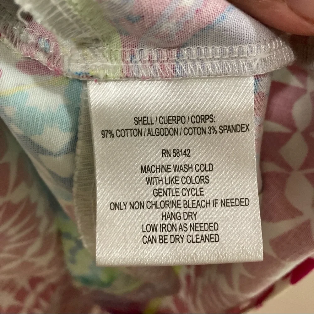London Times Paisley Geometric Dress Sleeveless Cotton blend multicolor Size 4 - Picture 12 of 13